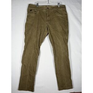 Kuhl The Law Jean Mens 38x34 Brown Rugged Stretch Canvas Work Legendary Pants